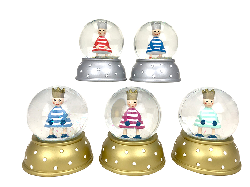 SCHNEEKUGEL KING 5er 8x8x9cm