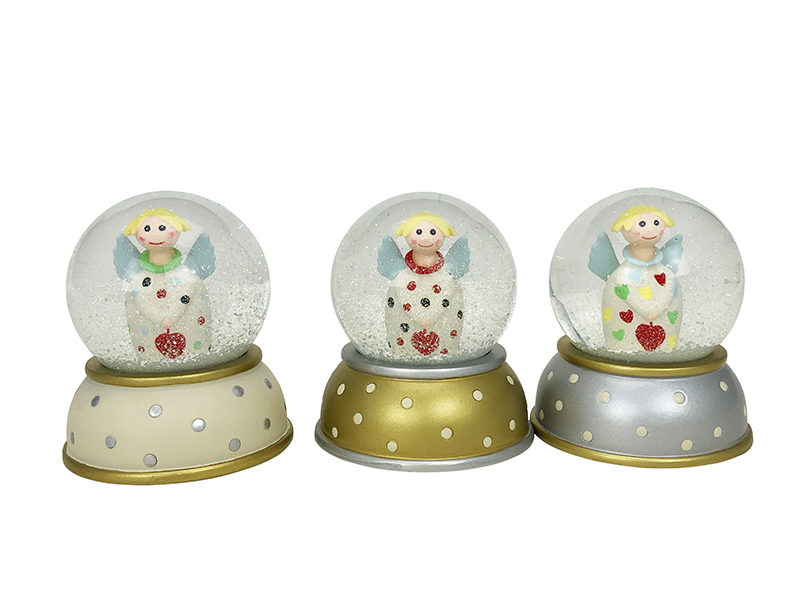 SCHNEEKUGEL LOTTA 3er 8x8x9cm